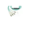 BlueOptics CBL-0170-BO światłowodowy kabel krosowy (patchcord) breakout, MTP-4xLC wielomodowy OM3, 10 m, MTP/UPC, LC/UPC
