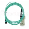 Światłowodowy kabel BlueOptics MTP-4LC-M10M 10 m OM3 MTP do 4×LC full duplex