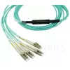 Światłowodowy kabel BlueOptics MTP-4LC-M10M 10 m OM3 MTP do 4×LC full duplex