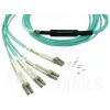 Światłowodowy kabel BlueOptics MTP-4LC-M10M 10 m OM3 MTP do 4×LC full duplex