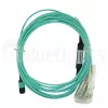 Kabel światłowodowy BlueOptics OCTCABLE10M-SR 10 m OM3 MPO na 4×LC Aqua