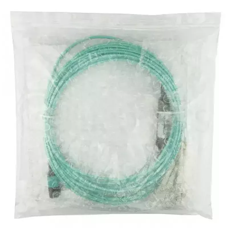 Kabel światłowodowy BlueOptics OCTCABLE10M-SR 10 m OM3 MPO na 4×LC Aqua