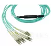 Kabel światłowodowy BlueOptics OCTCABLE10M-SR 10 m OM3 MPO na 4×LC Aqua
