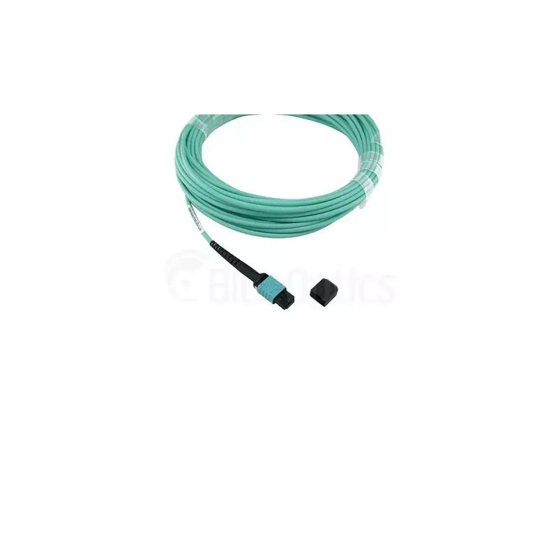 Kabel światłowodowy BlueOptics SFP5141EU10MKB 10 m OM3 MPO na 4×LC aqua