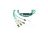 Kabel światłowodowy BlueOptics SFP5141EU10MKB 10 m OM3 MPO na 4×LC aqua