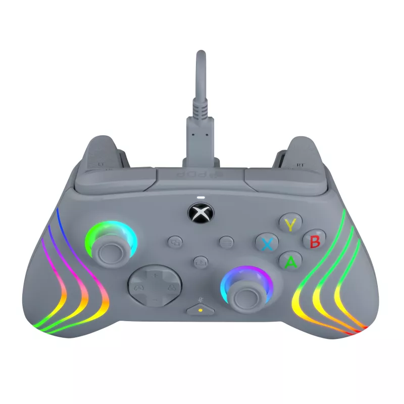 PDP Afterglow Wave szary USB Gamepad Analogue / Digital PC, Xbox One, Xbox Series S, Xbox Series X