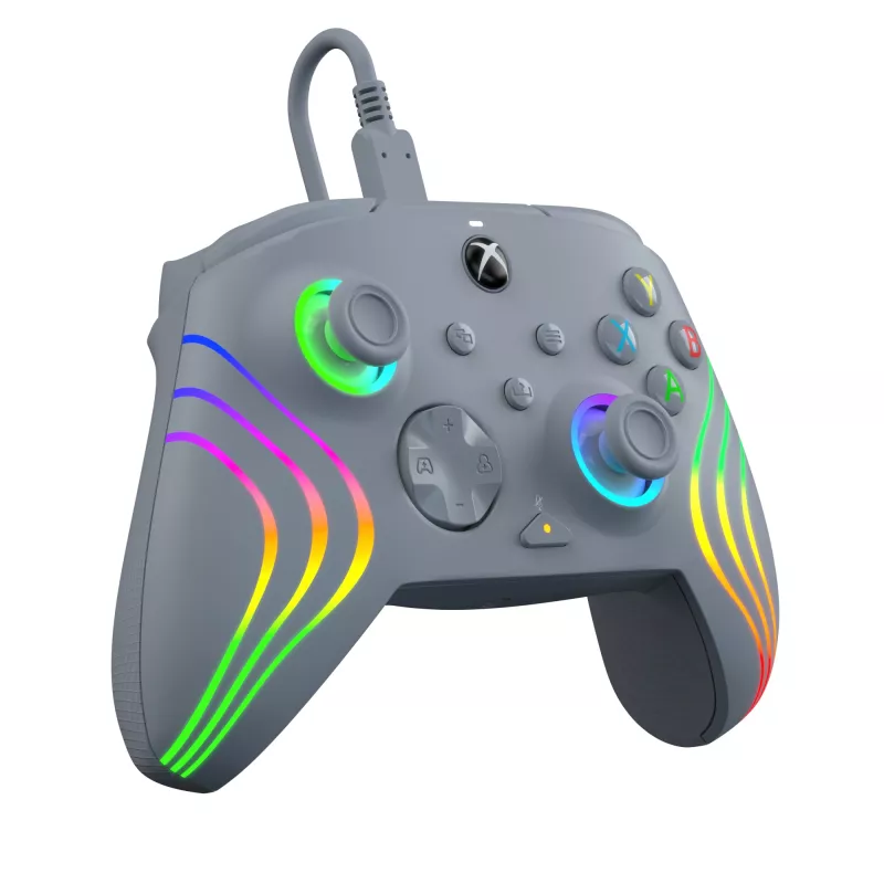 PDP Afterglow Wave szary USB Gamepad Analogue / Digital PC, Xbox One, Xbox Series S, Xbox Series X