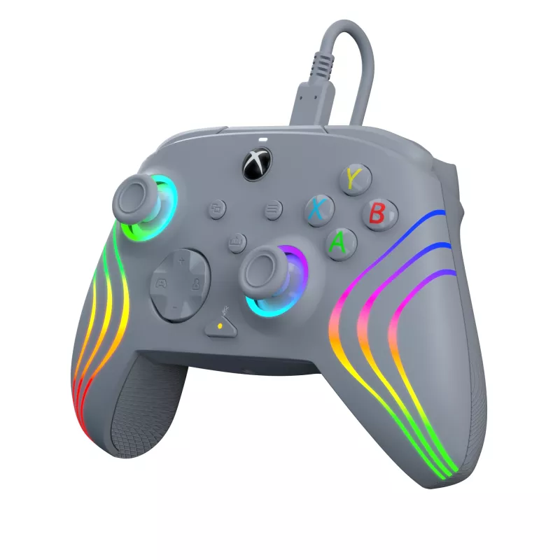 PDP Afterglow Wave szary USB Gamepad Analogue / Digital PC, Xbox One, Xbox Series S, Xbox Series X