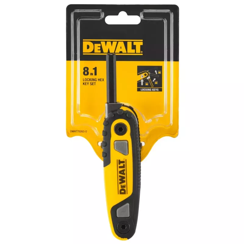 DeWalt DWHT0-70263 Zestaw kluczy imbusowych kieszeniowy, 8 szt.