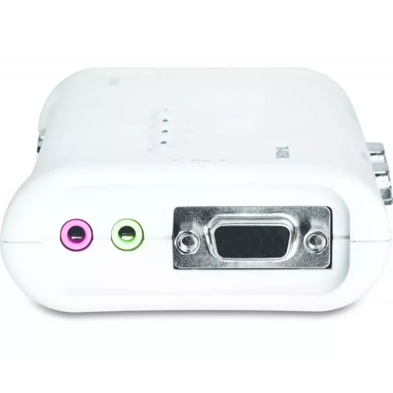 Przełącznik KVM Trendnet TK-409K USB VGA 2048x1536 1,6m przewodowy niebieski