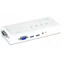 Przełącznik KVM Trendnet TK-409K USB VGA 2048x1536 1,6m przewodowy niebieski