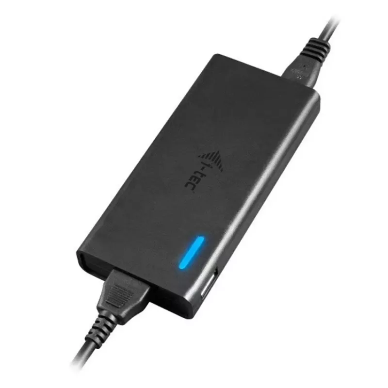 i-tec Metal USB-C Nano Dock HDMI/VGA z LAN + uniwersalna ładowarka 77 W
