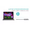 i-tec Metal USB-C Nano Dock HDMI/VGA z LAN + uniwersalna ładowarka 77 W