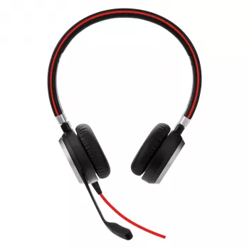 Jabra EVOLVE 40 UC Stereo, Przewodowy, Biuro/Call center, 171 g, Zestaw słuchawkowy, Czarny