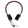 Jabra EVOLVE 40 UC Stereo, Przewodowy, Biuro/Call center, 171 g, Zestaw słuchawkowy, Czarny