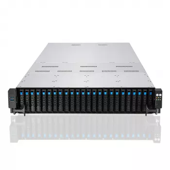 ASUS RS720-E11-RS24U Intel C741 Rack (2U) Czarny, Srebrny