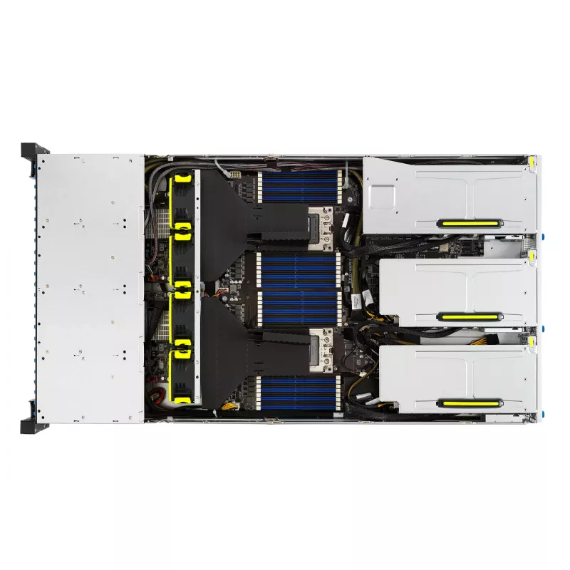 ASUS RS720-E11-RS24U Intel C741 Rack (2U) Czarny, Srebrny