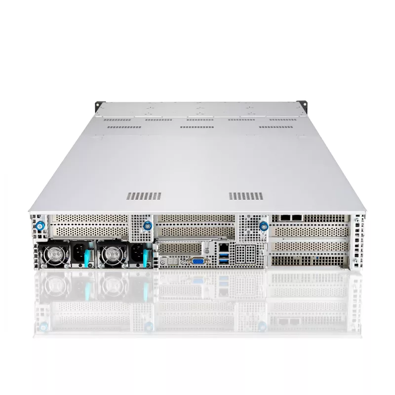 ASUS RS720-E11-RS24U Intel C741 Rack (2U) Czarny, Srebrny
