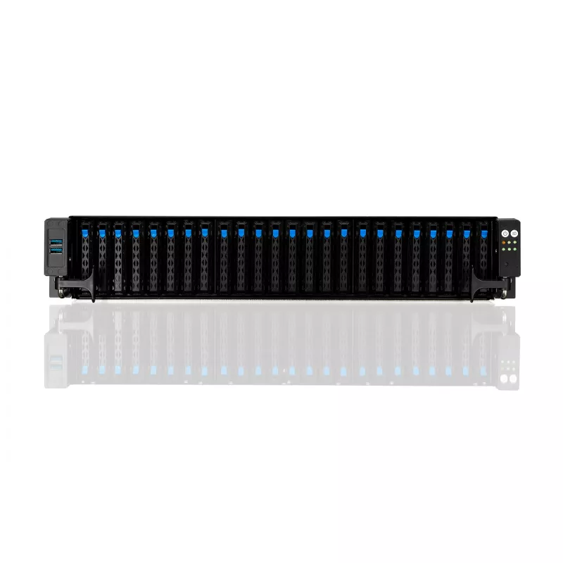 ASUS RS720-E11-RS24U Intel C741 Rack (2U) Czarny, Srebrny