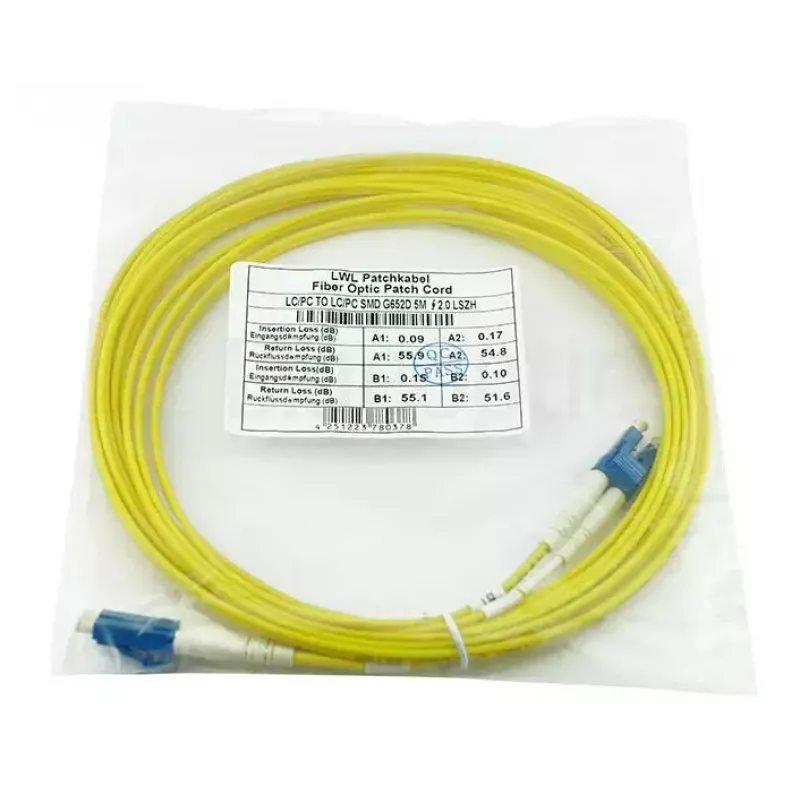 BlueOptics AK345A-BO kabel światłowodowy InfiniBand 2 m LC żółty