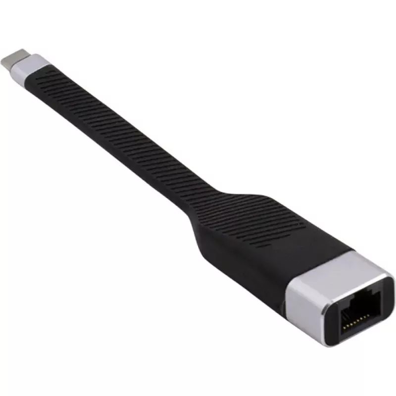 Kabel sieciowy Techly ICOC USBC-RJ45 Czarny 0,144 m
