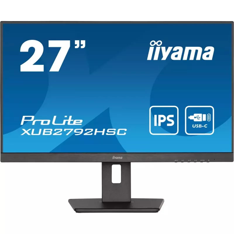 iiyama ProLite XUB2792HSC-B5 monitor komputerowy 68.6 cm (27 cali) 1920 x 1080 pikseli Full HD LED Czarny