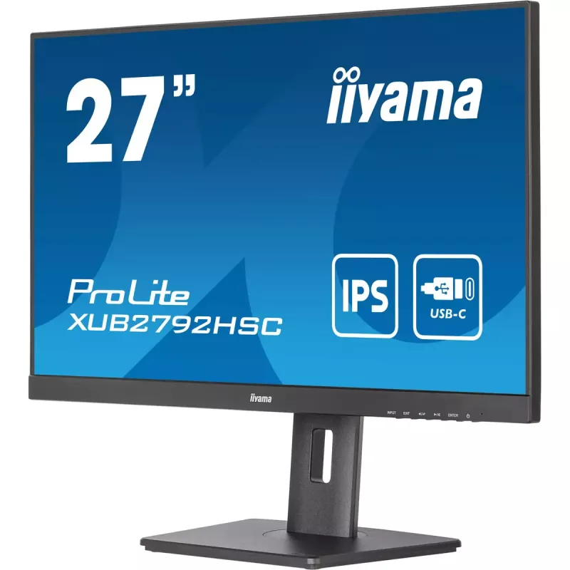 iiyama ProLite XUB2792HSC-B5 monitor komputerowy 68.6 cm (27 cali) 1920 x 1080 pikseli Full HD LED Czarny