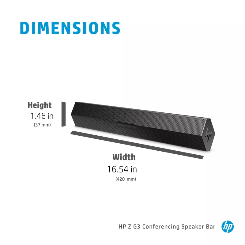 System konferencyjny soundbar Z G3, czarny