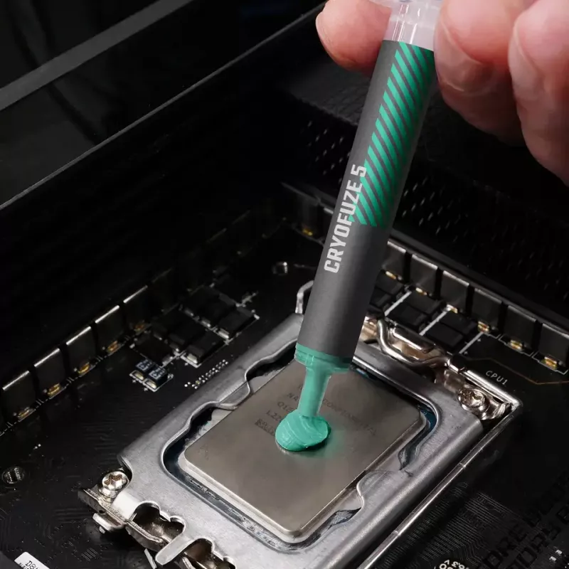 Pasta termoprzewodząca Cooler Master Cryofuze 5 — żółta, maks. temperatura pracy 240°C, 1 szt.