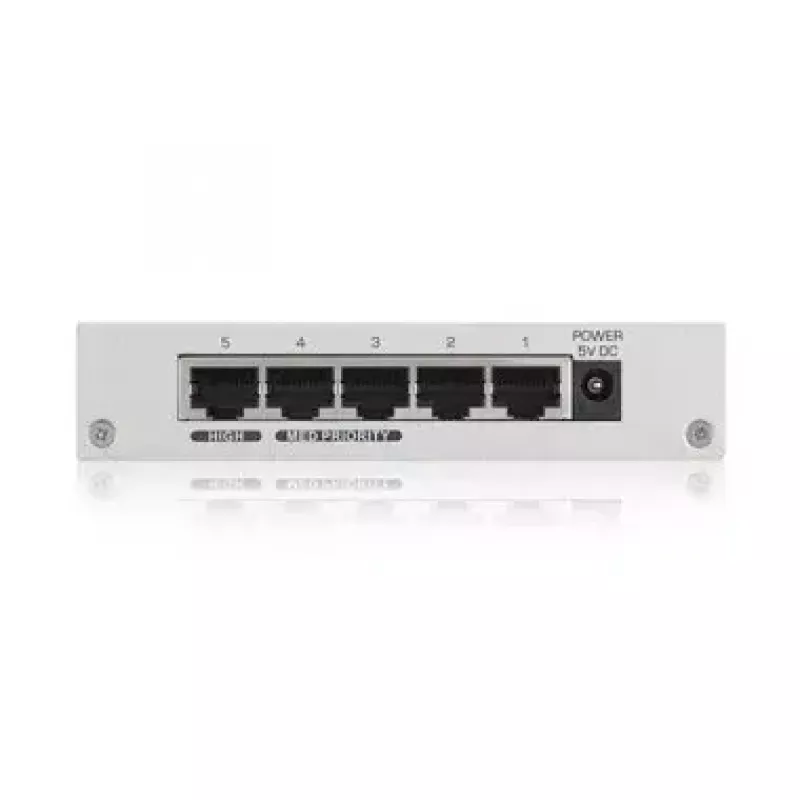 Zyxel GS-105B v3 Niezarządzalny przełącznik L2+ Gigabit Ethernet (10/100/1000) Srebrny