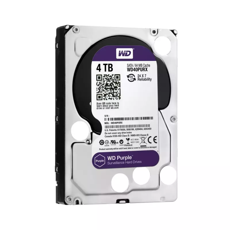 Dysk HDD Western Digital 4TB 3,5 cala SATA III WD40PURX
