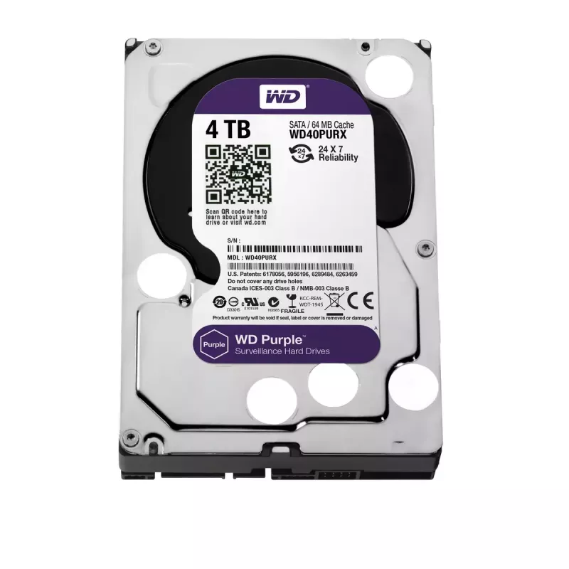 Dysk HDD Western Digital 4TB 3,5 cala SATA III WD40PURX