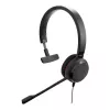 Jabra Evolve 30 II Mono UC USB-C, przewodowy, biuro/centrum obsługi telefonicznej, 150 - 7000 Hz, 142 g, zestaw słuchawkowy, czarny