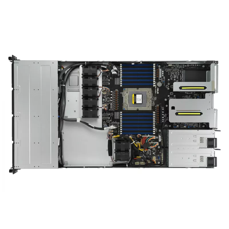 ASUS RS500A-E12-RS4U Socket SP5 Rack (1U) Czarny, srebrny