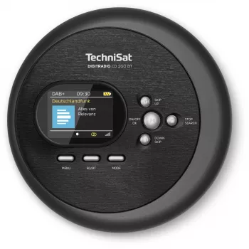 Przenośny odtwarzacz CD TechniSat DIGITRADIO CD 2GO BT Czarny MP3 DAB+ FM