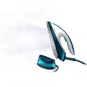 Philips GC7840/20 stacja parowa 2400 W zbiornik 1,5 l stopa SteamGlide niebieski, biały