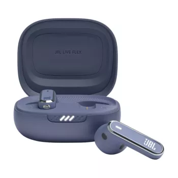 JBL LIVE FLEX Zestaw słuchawkowy Bezprzewodowy Douszny Połączenia/Muzyka Bluetooth Niebieski