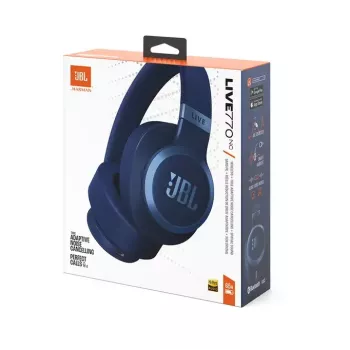JBL Live 770NC Headset Wireless Head-band Calls/Music Bluetooth niebieski