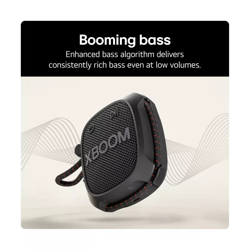 LG XBOOM Go XG2T Mono przenośny głośnik Czarny 5 W