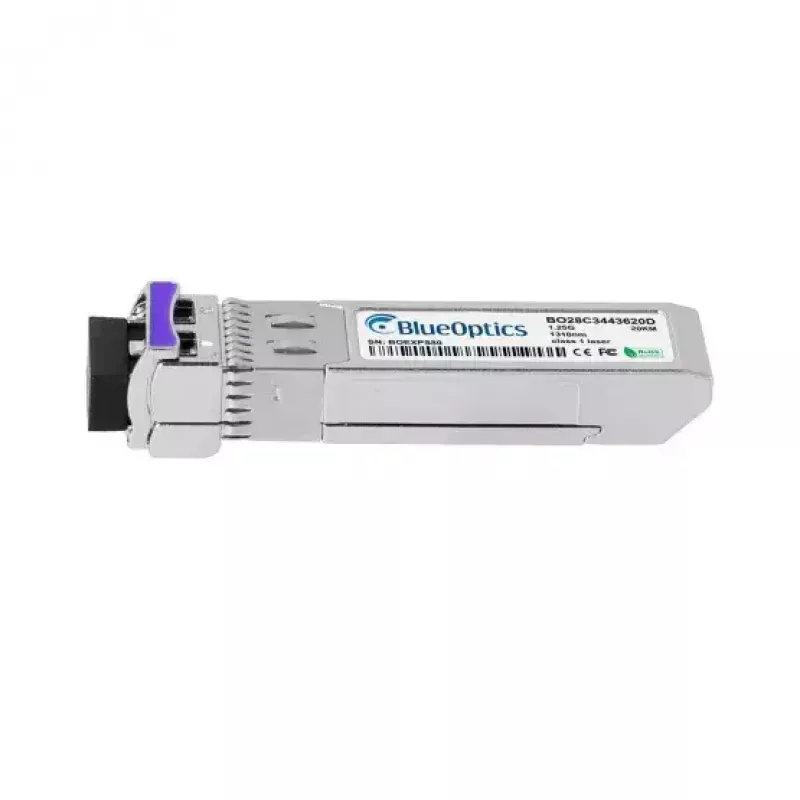 Moduł nadajnika sieciowego BlueOptics 02310WRR-BO cSFP 1250 Mbit/s srebrny