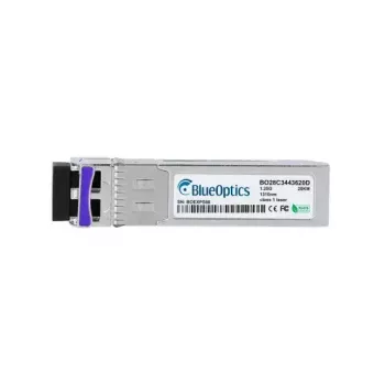 Moduł nadajnika-odbiornika sieciowego BlueOptics 37973177-BO cSFP światłowodowy 1250 Mbit/s srebrny