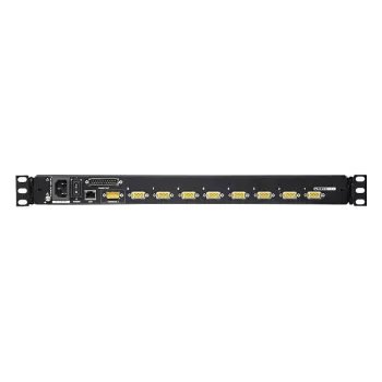 ATEN 8-Port 17 inch LCD KVM Switch Over IP (USB - PS/2 VGA) z portem USB peryferyjnym