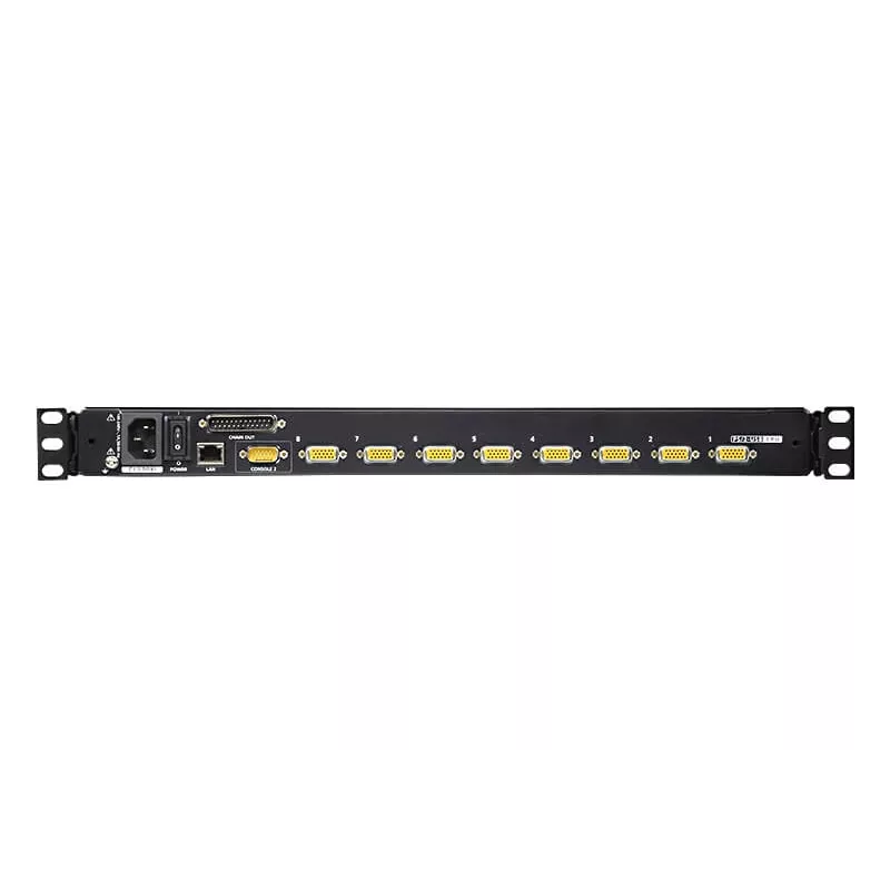 ATEN 8-Port 17 inch LCD KVM Switch Over IP (USB - PS/2 VGA) z portem USB peryferyjnym