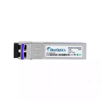 Światłowodowy transceiver sieciowy cSFP BlueOptics CSFP-BX1490-20-D-BO, 1250 Mbit/s, obudowa metalowa, srebrny