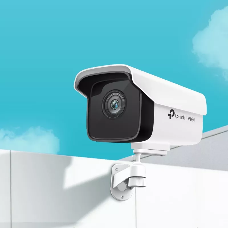 Kamera IP bezpieczeństwa TP-Link VIGI 3MP Outdoor Bullet sieciowy Camera, 3 MP, 30 kl./s, zasięg noktowizji 30 m, przewodowa, biała