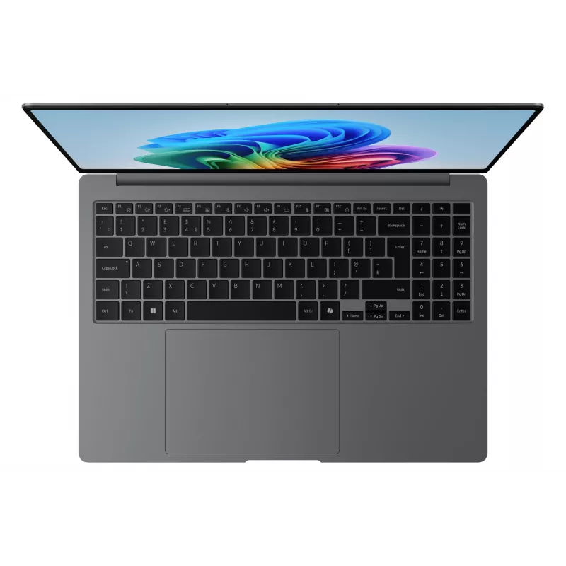 Samsung Galaxy Book5 Pro Intel Core Ultra 7 258V Laptop 40,6 cm (16 cali) Dotykowy WQXGA+ 32 GB LPDDR5x-SDRAM 1 TB SSD Wi-Fi 7 (802.11be) Windows 11 Pro Niemiecki Szary