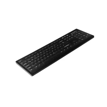 Active Key AK-C8100 Klawiatura medyczna USB QWERTZ niemiecka czarna pełnowymiarowa 105 klawiszy