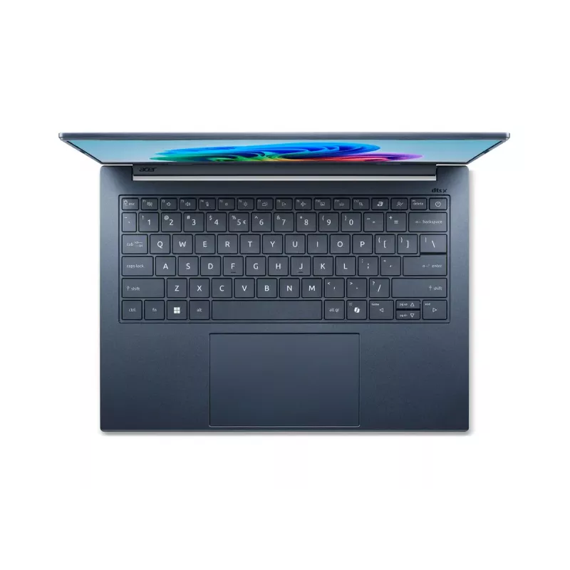 Laptop Acer Aspire 14 AI A14-11M-X0Q0, 14 cali WUXGA, Snapdragon X1-26-100, 32 GB RAM, 1 TB SSD, Windows 11 Home, Niebieski