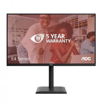 Monitor AOC E4 Q32E4U 80 cm (31,5 cala) 2560 x 1440 pikseli Quad HD LED Czarny
