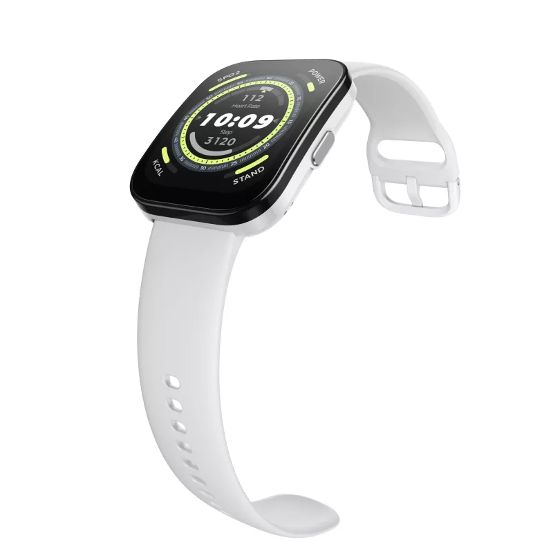 Amazfit Bip 5 4,85 cm (1,91 cala) TFT 45,9 mm Cyfrowy 320 x 380 pikseli Dotykowy Biały GPS (satelitarny)